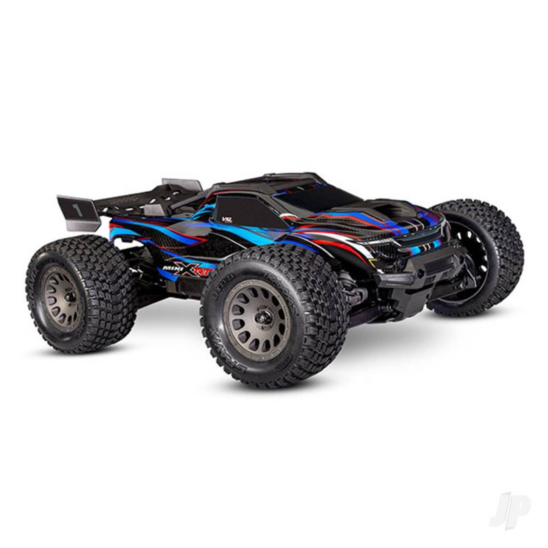 Traxxas Mini XRT VXL-3S 4WD RTR Race Truck Blue EX-DISPLAY With Upgrades (Check Description)