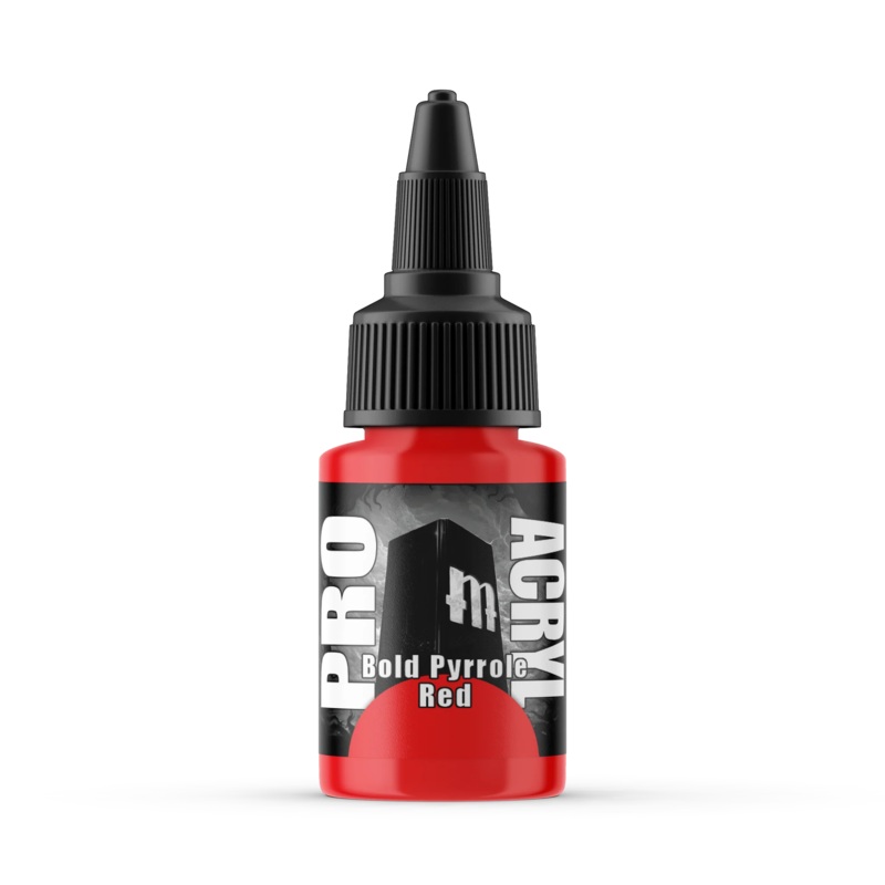 Monument Hobbies Pro Acryl Standard Bold Pyrrole Red 22ml