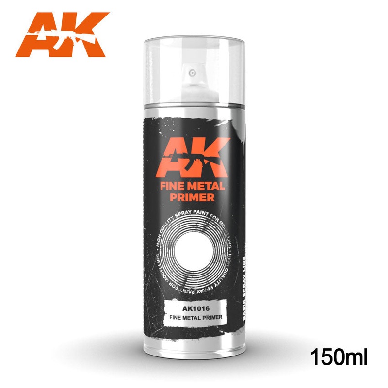 AK Interactive 1016 FINE METAL PRIMER SPRAY