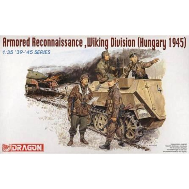 Dragon 6131 1/35 Armored Reconnaissance, Wiking Division (Hungary 1945)