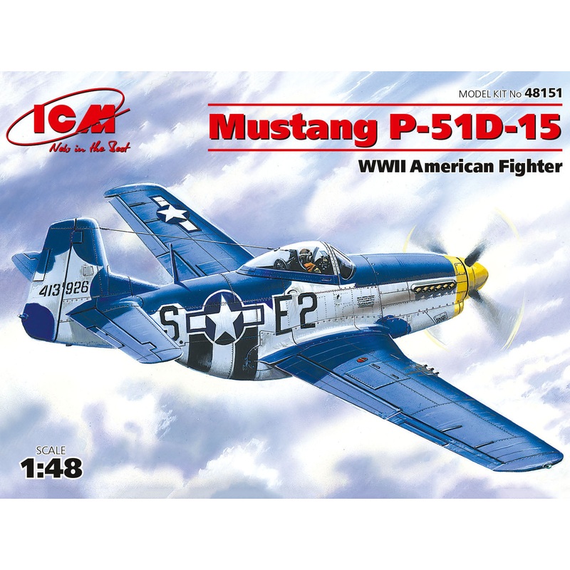 ICM 48151 1/48 P-51D15 Mustang, WWII American Fighter
