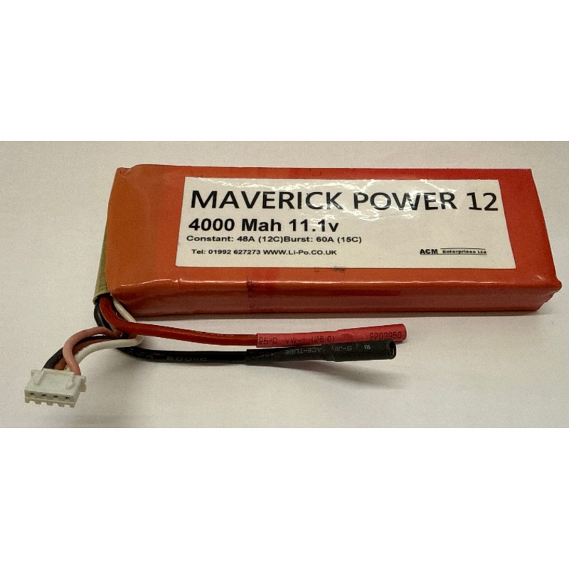 Maverick Power 3s 4000mAh LiPo Battery - SECOND HAND