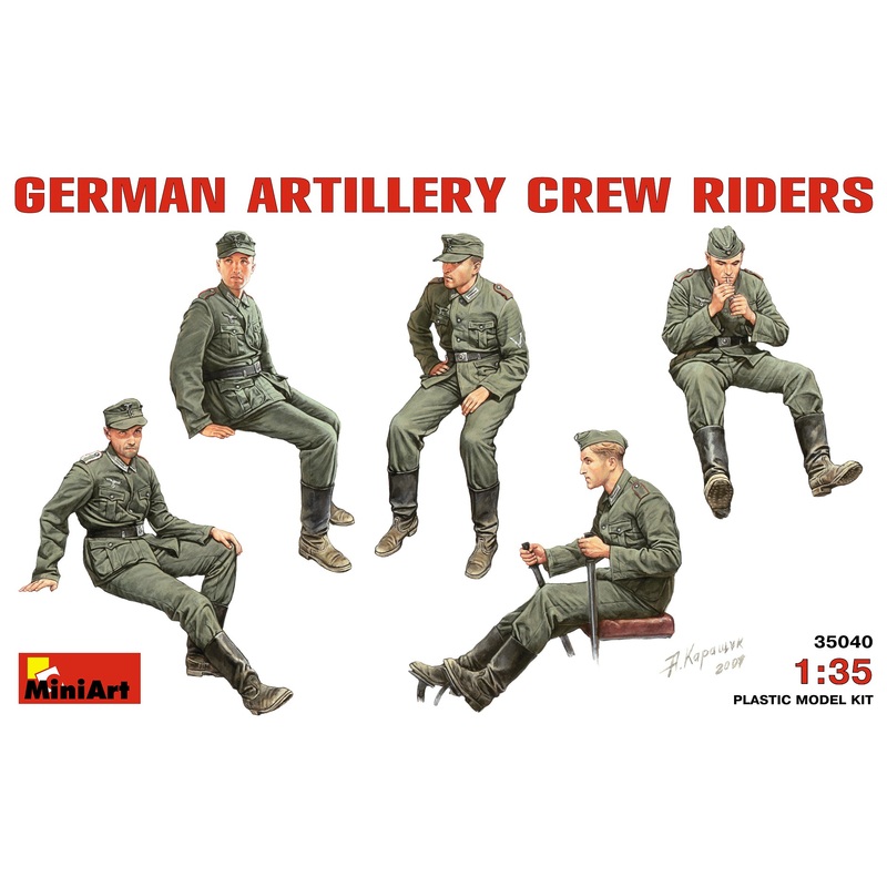 MiniArt 35040 1/35 German Artillery Crew Riders