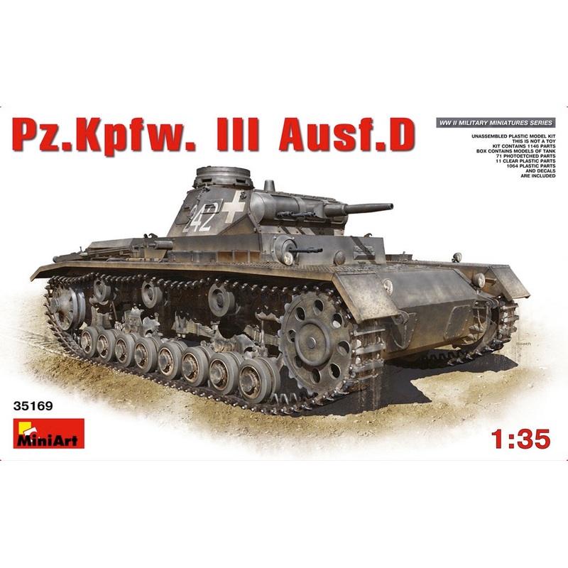 MiniArt 35169 1/35 Pz.Kpfw.III Ausf D