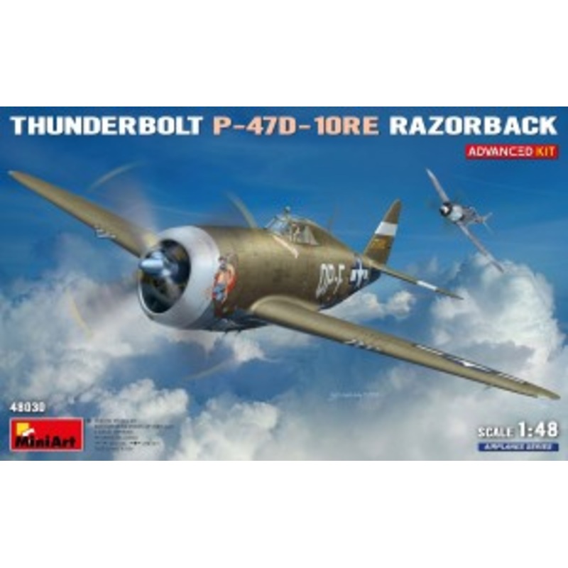 MiniArt 48030 1:48 Thunderbolt P-47D 10RE Razorback Advanced Kit