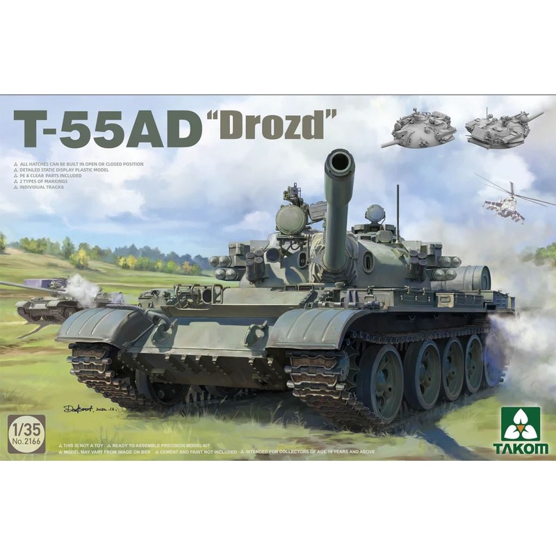Takom 2166 1/35 T-55 AD "Drozd"