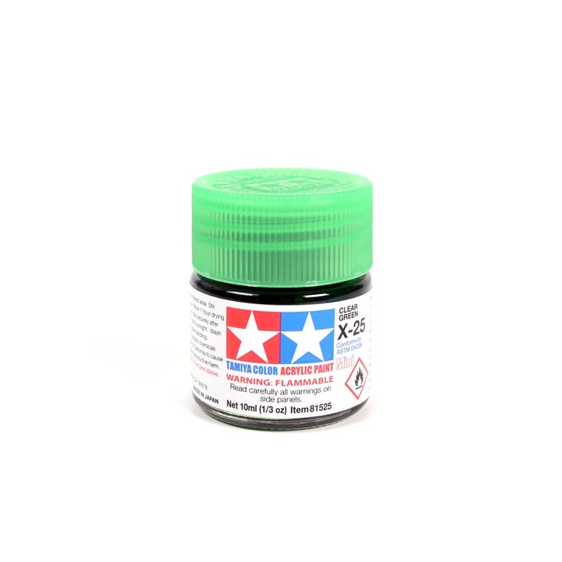 Tamiya 81525 X25 Clear Green - 10ml