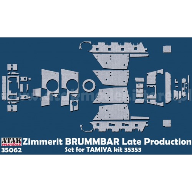 ATAK 35062 1/35 Zimmerit for Brummbr LATE Production (Tamiya)