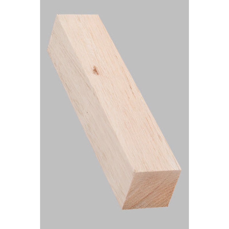 Balsa Wood Block/Strip - 1 inch x 1 inch x 24 inch