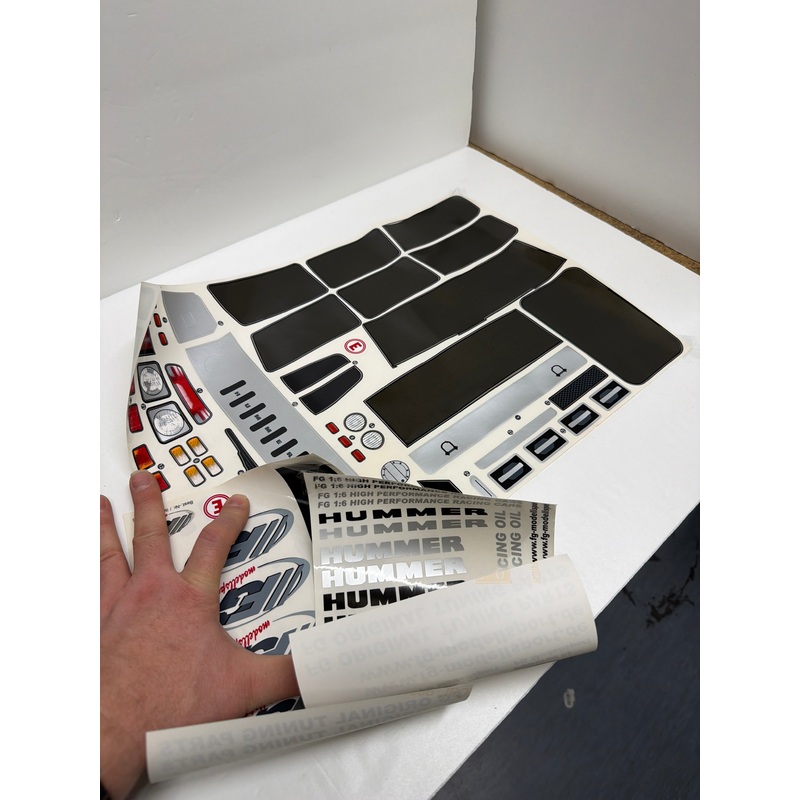 FG Modellsport Hummer H2 Full Decal set 30155 (Box 97)