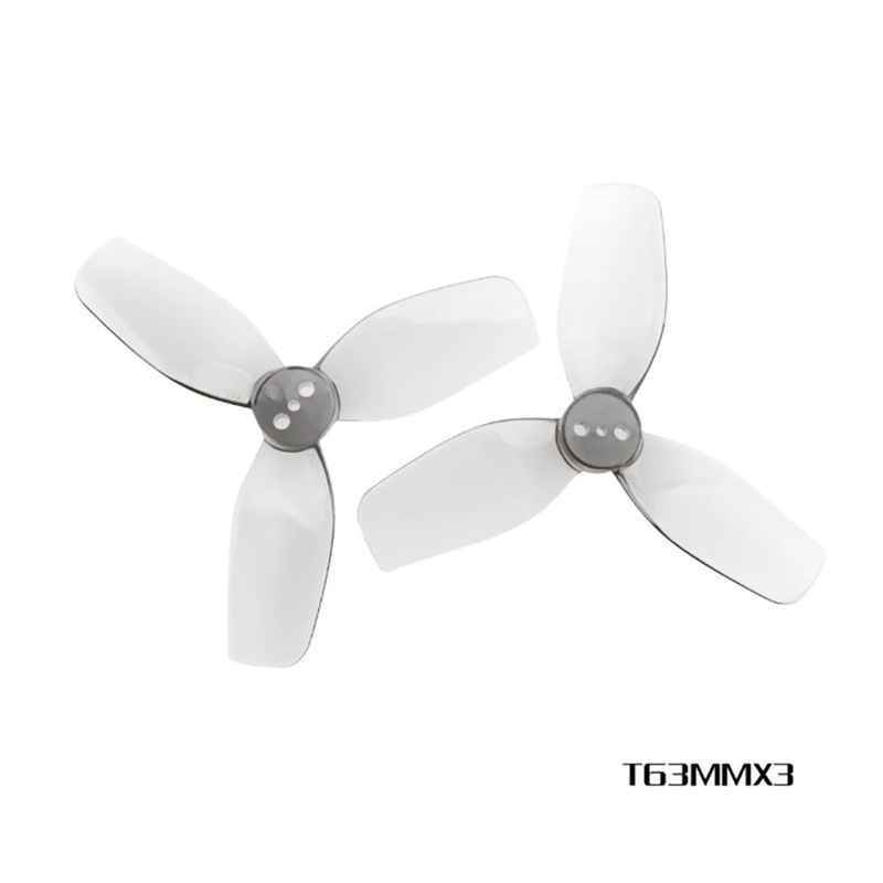 HQDrop 4CCW+4CW DT63MMX3V2 Propeller 2.5-inch Crossover Machine Blade Reverse Propeller grey