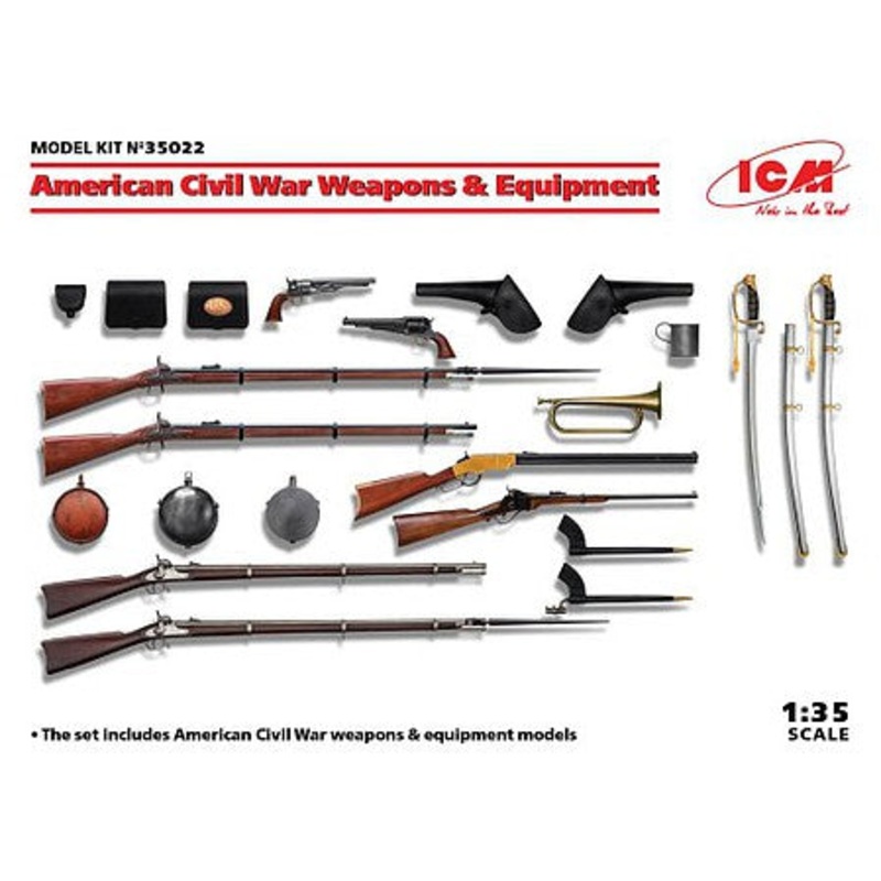 ICM 35022 1/35 American Civil War Weapons and Equipment