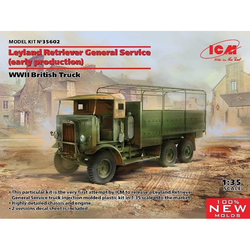 ICM 35602 Leyland Retriever General Services (early) WWII British Truck
