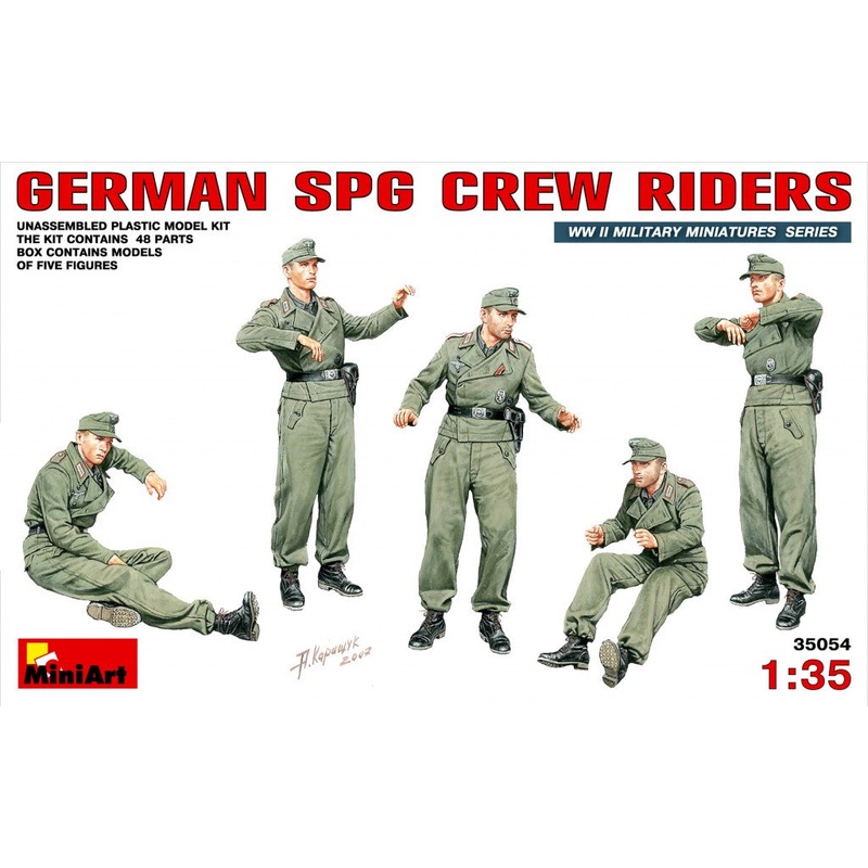 MiniArt 35054 1/35 German SPG Crew Riders