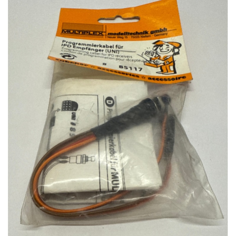 Multiplex Programming Cable for IPD Receivers 85117 (Box 27)