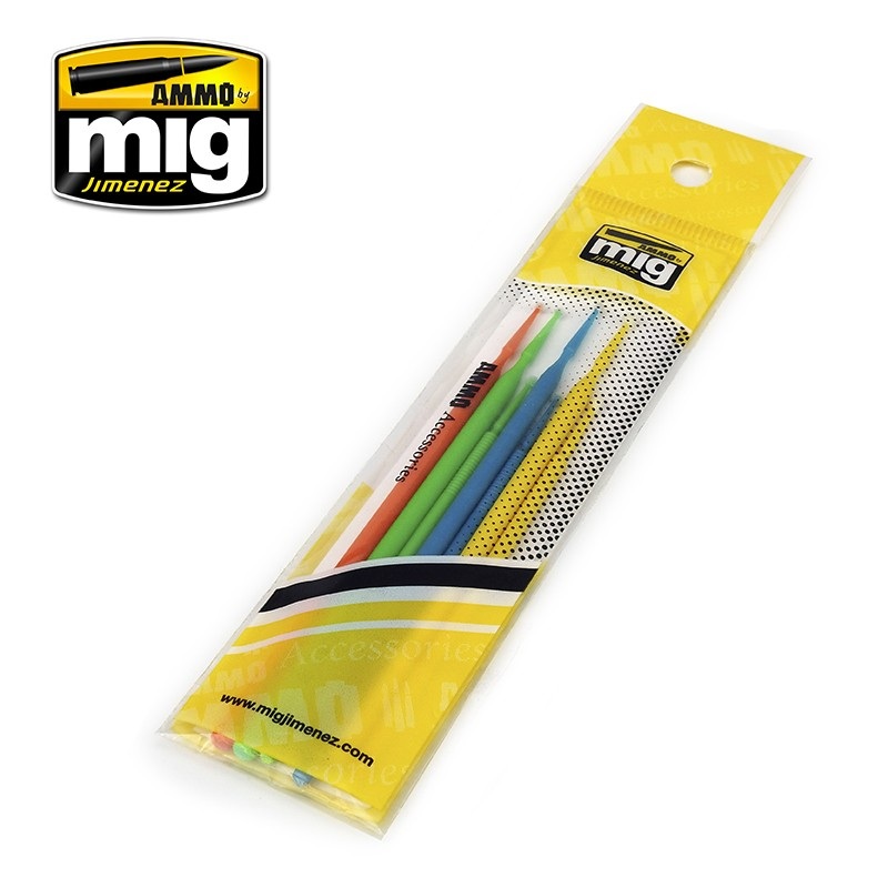 AMMO by Mig 8570 Sniperbrush Collection Set - 7 different types