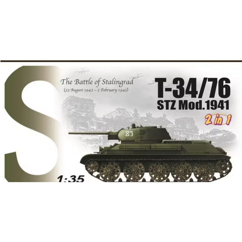 Dragon 6448 1/35 T-34/76 STZ Mod.1941 - 2 in 1 (The Battle of Stalingrad)