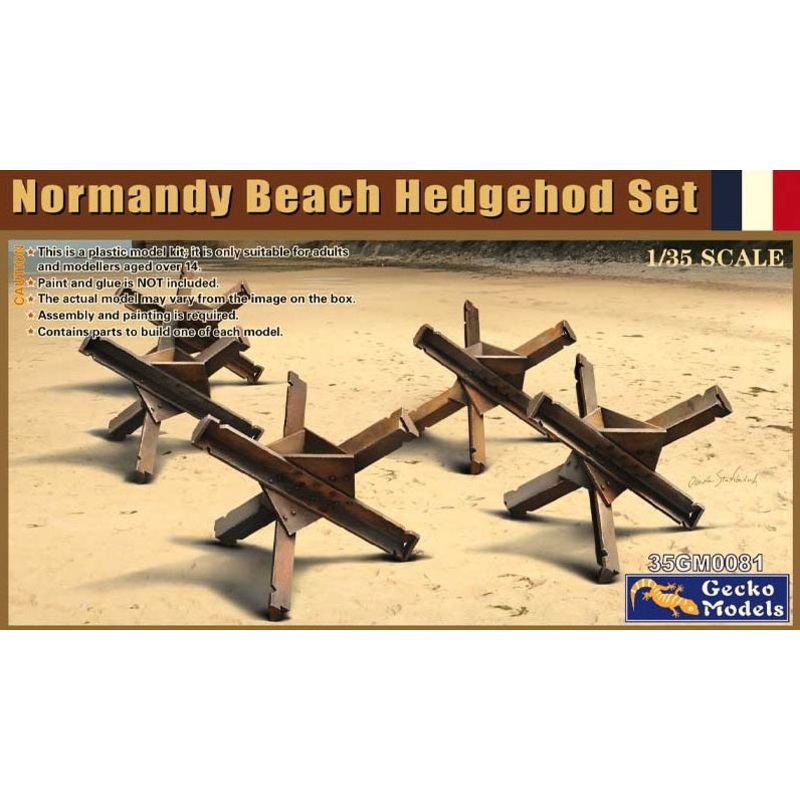 Gecko Models 35GM0081 1/35 Normandy Beach Hedgehog Set
