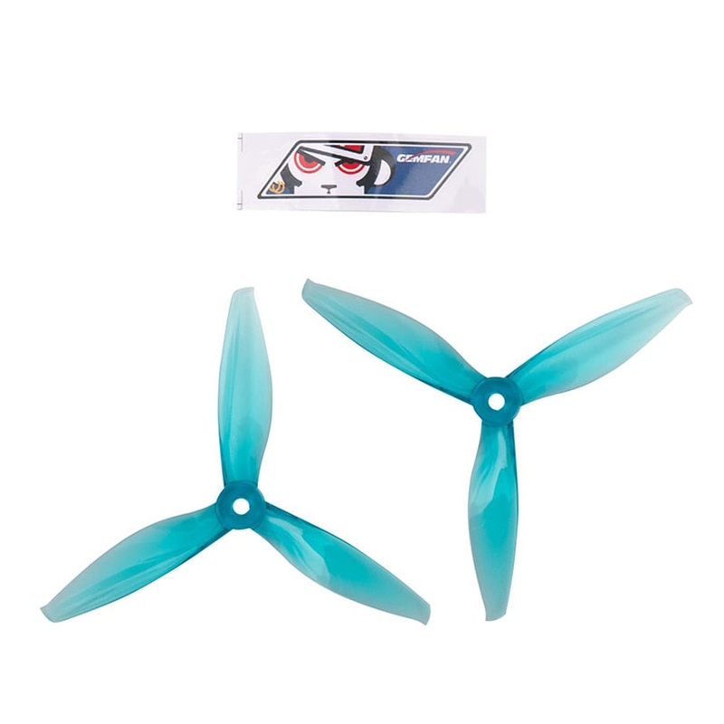 GEMFAN 4032 4 inch 4x3.2 3-blade CW CCW Propeller PC Prop Compatible 1406 2205 Brushless Motor for DIY RC Drone FPV Racing Red
