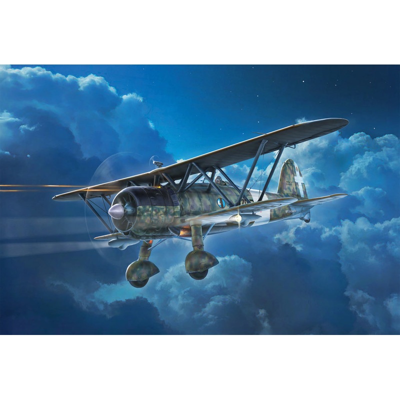 ITALERI 1/72 FIAT CR.42 CN Falco Night Fighter 1485