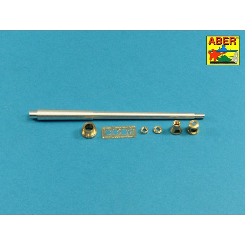 ABER 35L231 10,5cm KwK L/70 barrel with double baffle muzzle brake for German Pz.Kpfw. VII Lwe