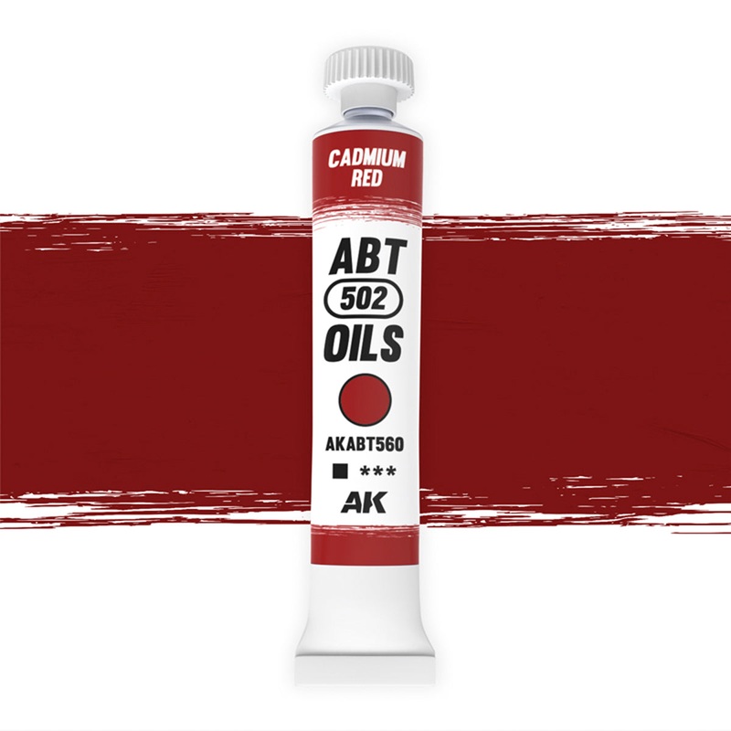 Abteilung502 Oils Cadmium red