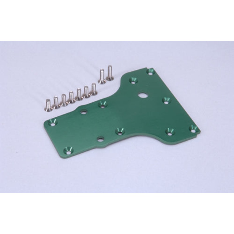 Cen Car Spares Alu Skid Plate (Green) Gen/GST/GSR Z-CENGS059G (Box 92)