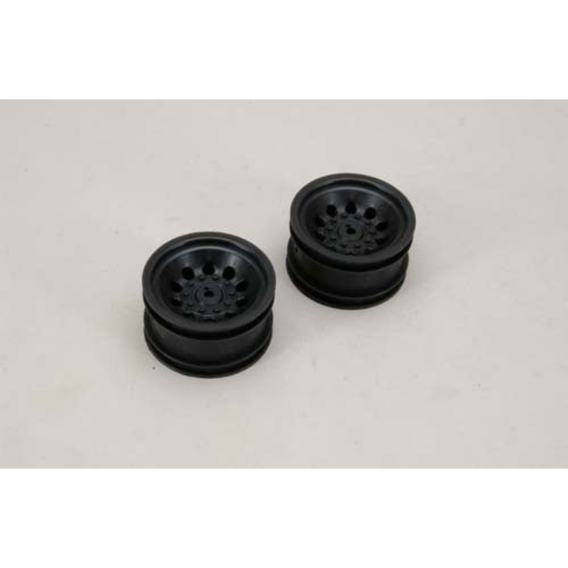 Cen Car Spares Wheel-Black 54x34mm (Pk2) - F.F 4WD FF028BK (Box 108)