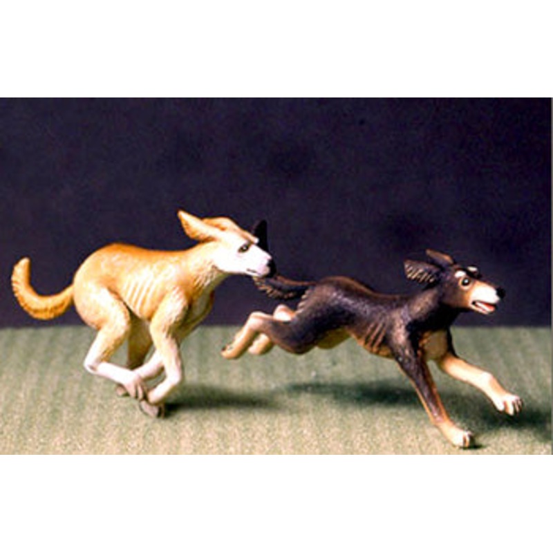 Def Model DO35A05 1/35 Running hounds figure