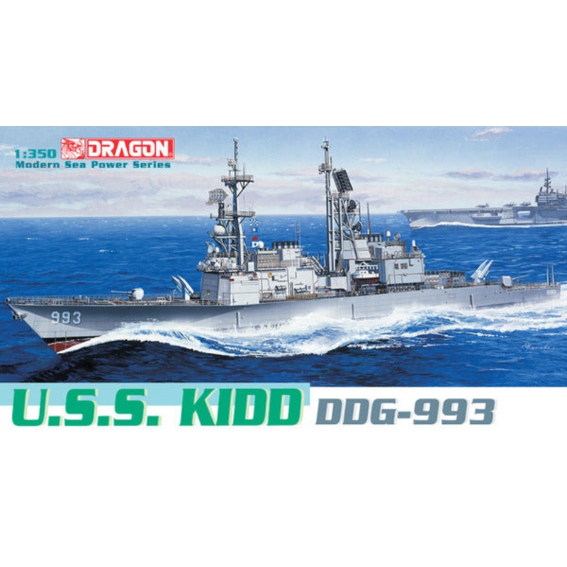 Dragon 1014 1/350 U.S.S. Kidd DDG-993