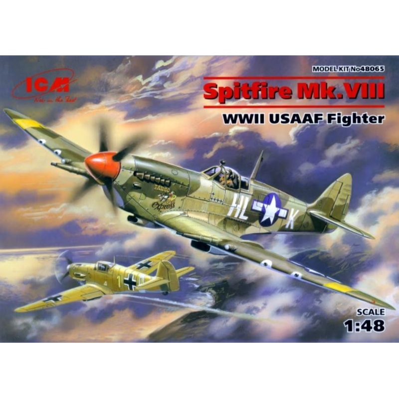 ICM 48065 1/48 Spitfire Mk.VIII US Fighter