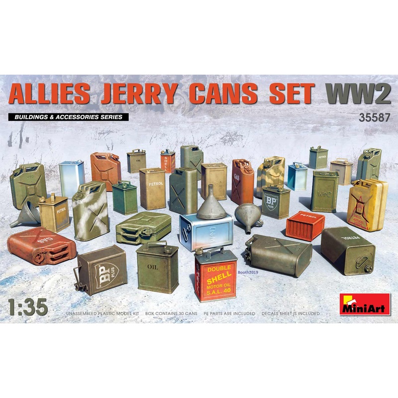 MiniArt 35587 1/35 Allies Jerry Cans Set WWII