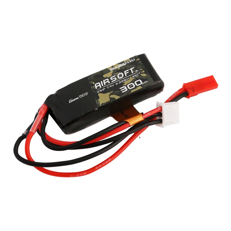 GENSACE Airsoft 2S 300mAh 35C with JST (HPA Control)