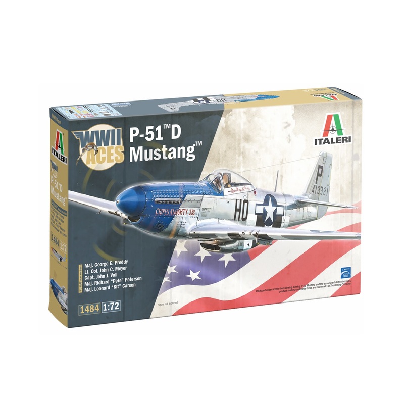 ITALERI 1/72 P-51D Mustang Aces 1484
