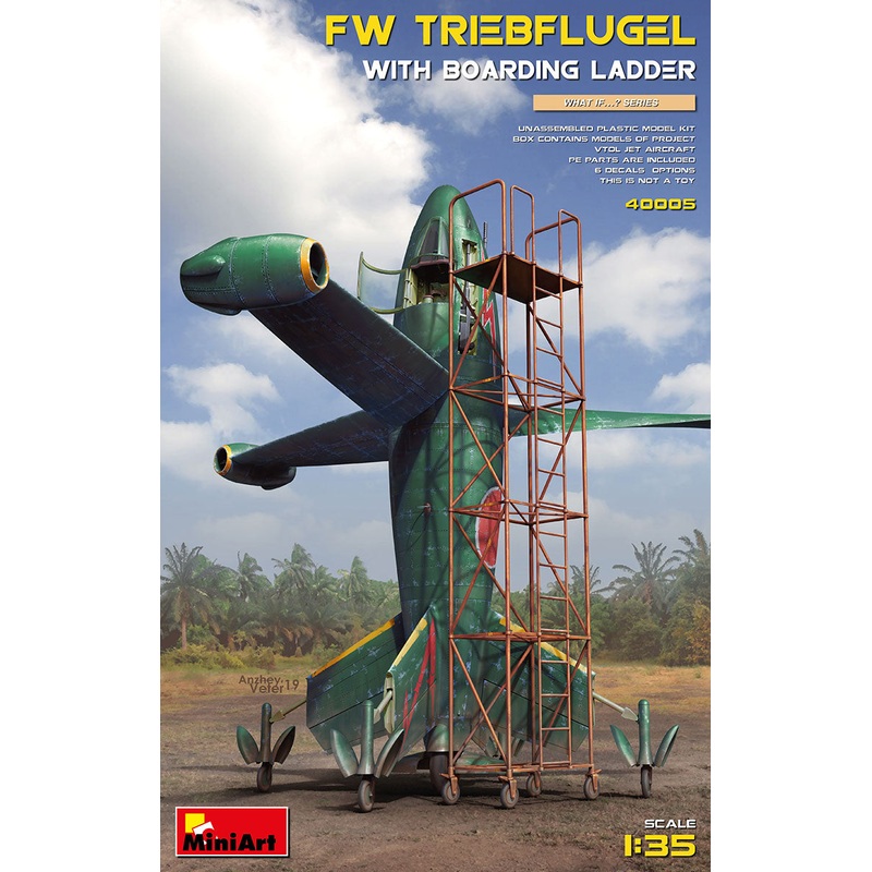 MiniArt 40005 1/35 Focke Wulf Triebflugel with Boarding Ladder