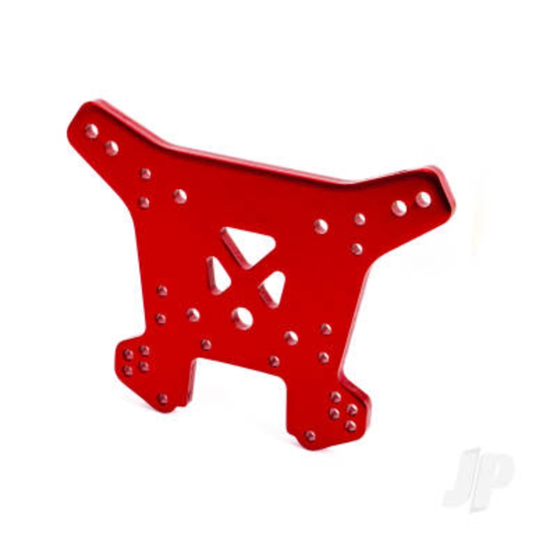 Shock tower rear 6061-T6 aluminium (red-anodised)