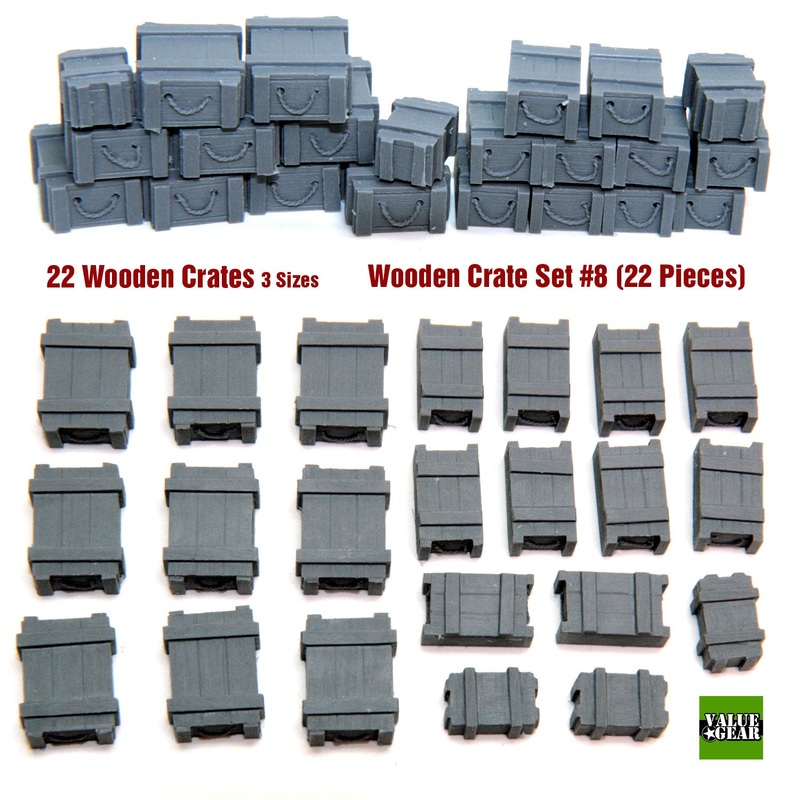 Value Gear WC008 1/35 Universal Wooden Crates Set #8