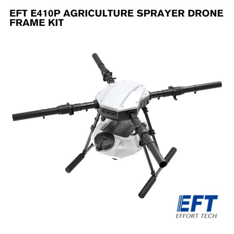 EFT E410P Agriculture Sprayer Drone Frame Kit with 10L Water Tank 4 Axis Foldable 380mm Compatible with 40mm Topmotor T8 Motor