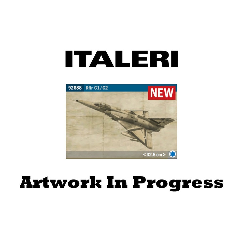 ITALERI 1/48 IAI Kfir C1/C2 Combat Aircraft 92688