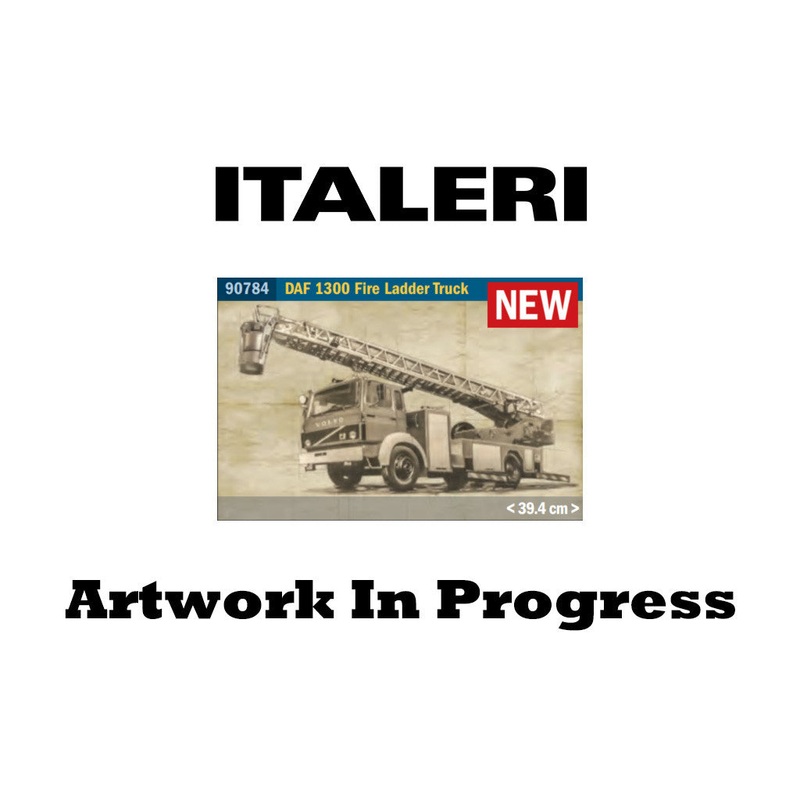 ITALERI DAF 1300 Fire Ladder Truck 90784