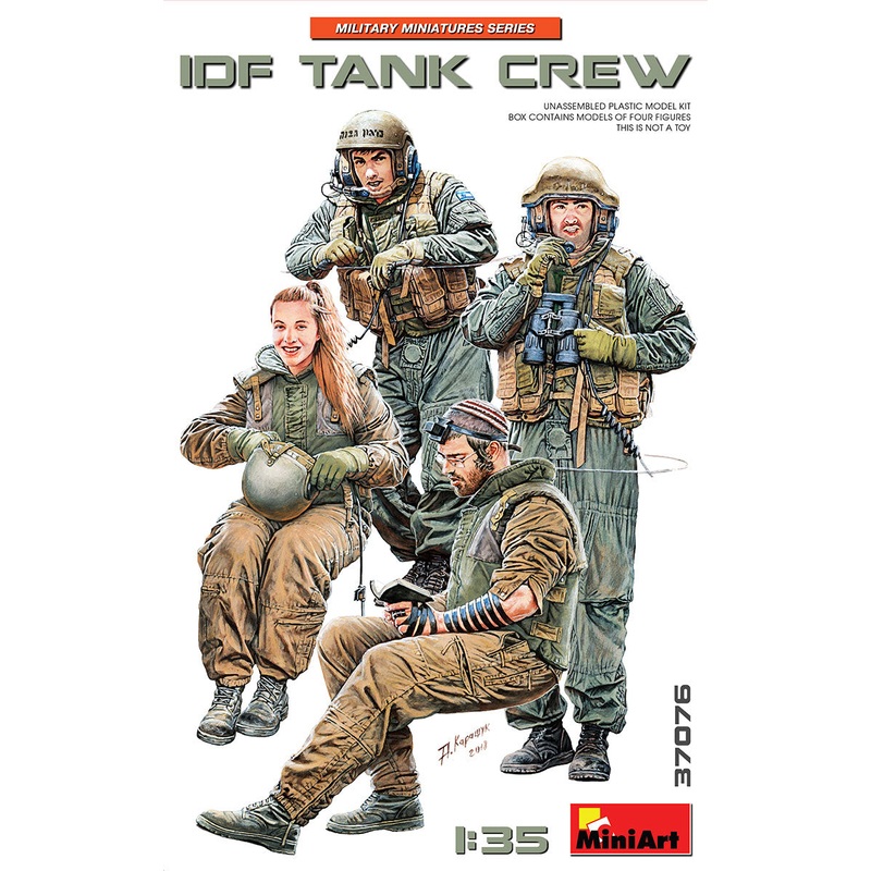 MiniArt 37076 1/35 IDF Tank Crew