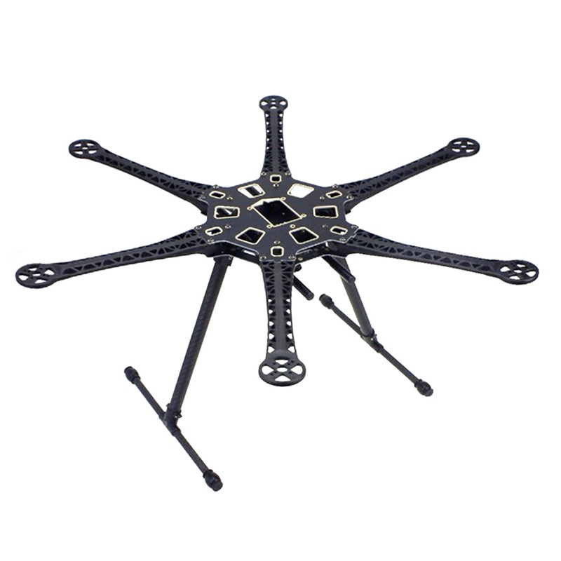 QWinOut HMF S550 RC Hexacopter Frame Kit + Landing Gear 6-axle DIY FPV Drone Frame Kit