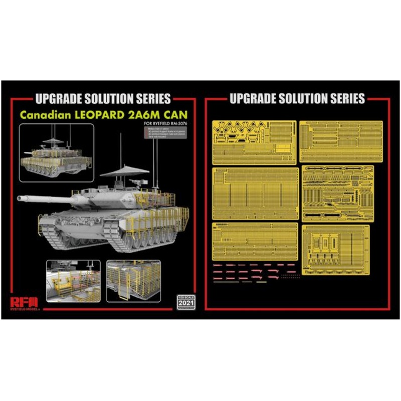 Rye Field Model 2021 1/35 Uprade Set for 5076 Canadian Leopard 2A6M CAN
