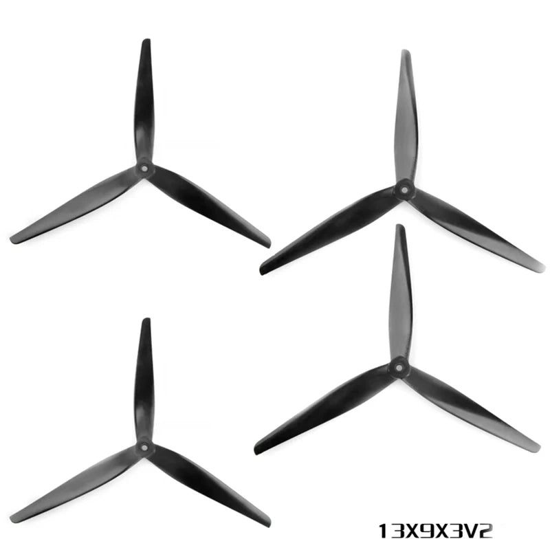 2Pairs(2CW+2CCW) HQProp 13X12X3 1312 V2 13X9X3 1390 V2 13inch 3-blades CRN Propeller CW CCW For RC X-Class FPV Drone MultiRotor 13X12X3 V2