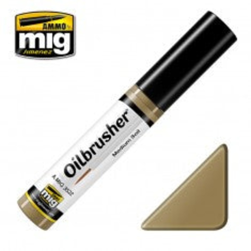 AMMO by Mig 3522 Oilbrush Medium Soil