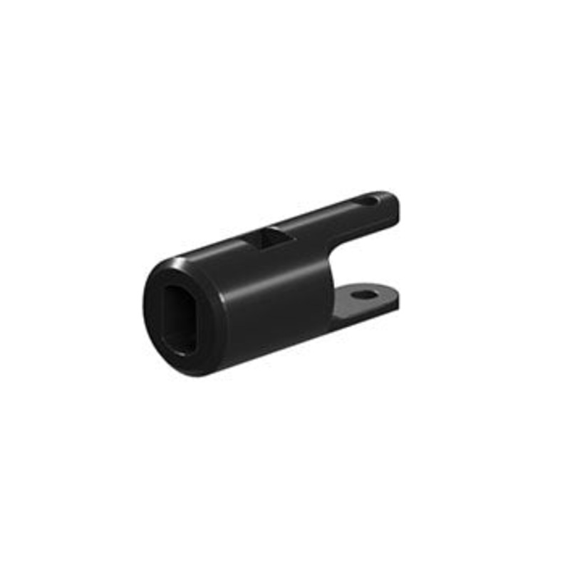 Cardan yoke for wheel axles, black