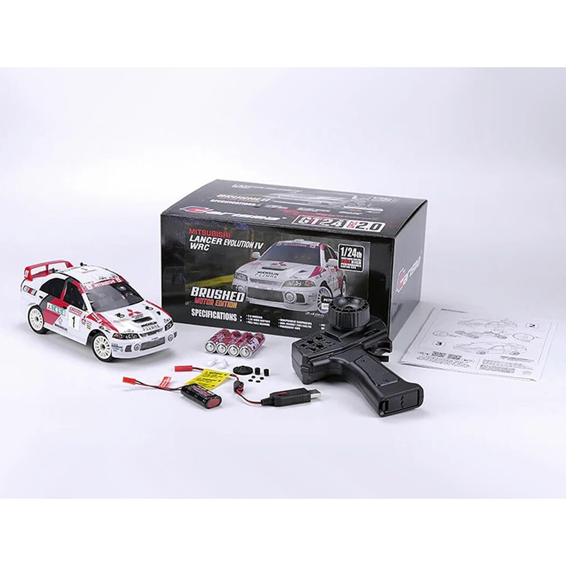 CARISMA GT24 2.0 MITSUBISHI EVO 4 BRUSHED EDITION 1/24 RTR