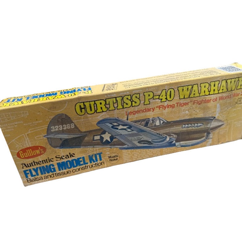Guillows P-40 Warhawk Kit - Shop Soiled Kit