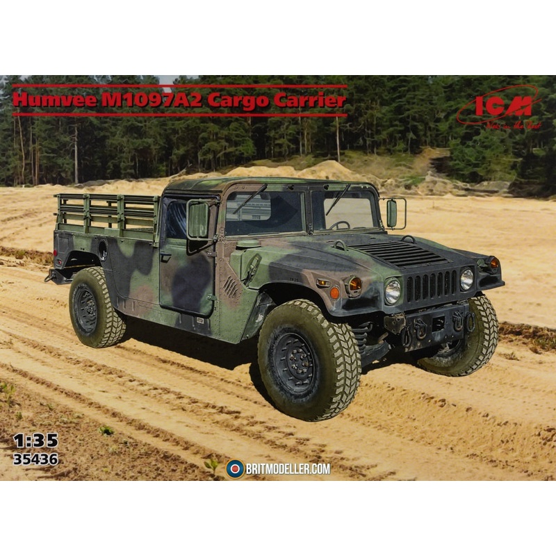 ICM 35436 1/35 Humvee M1097A2 Cargo Carrier