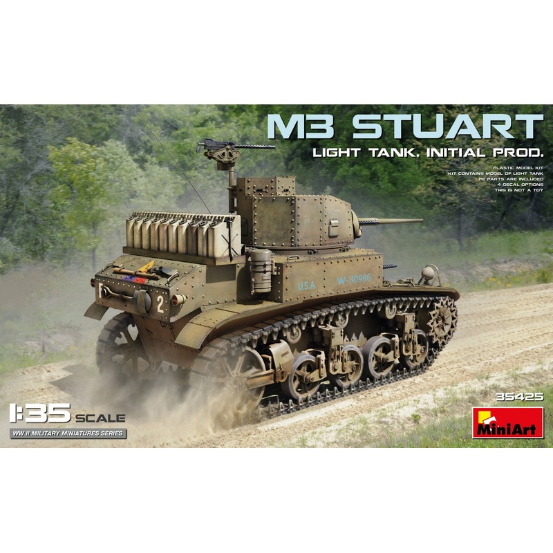 MiniArt 35425 1/35 M3 STUART LIGHT TANK, INITIAL PROD.